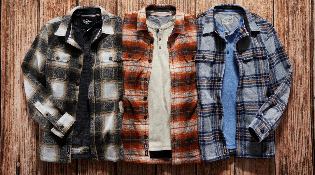 NOW TRENDING: MEN'S SHIRT JACKETS FOR FALL