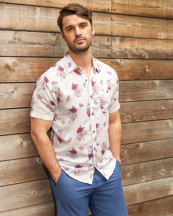 LAMINGTON COCKTAIL PRINT SHIRT (FINAL SALE)