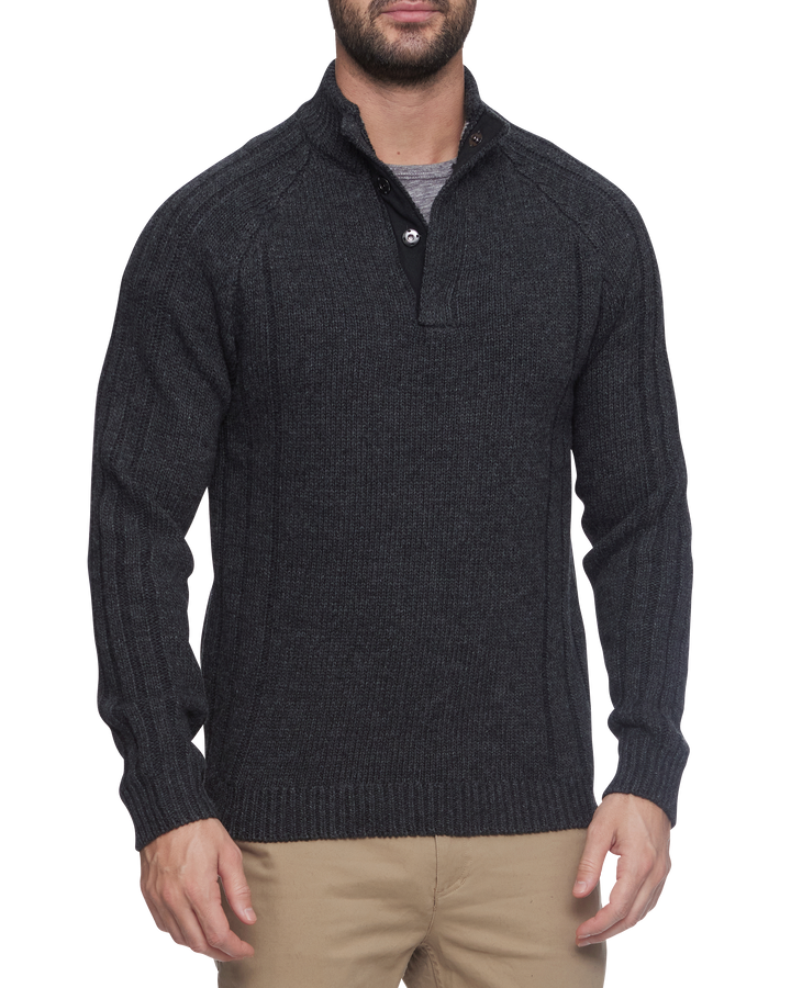 PLAINVIEW MOCK NECK SWEATER