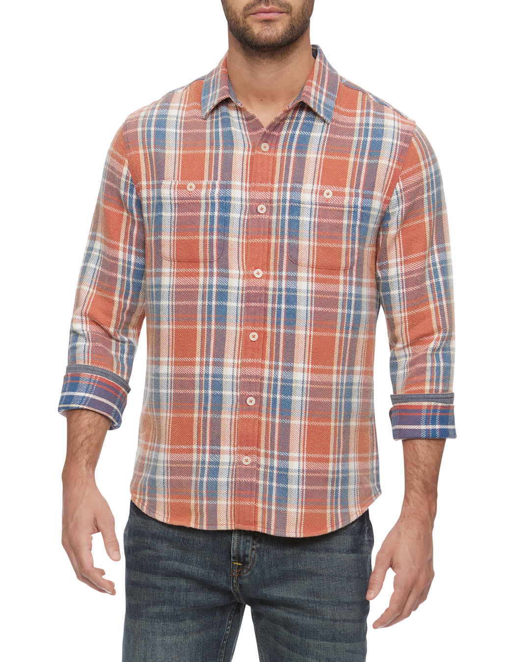 SHELLEY VINTAGE WASHED FLANNEL SHIRT