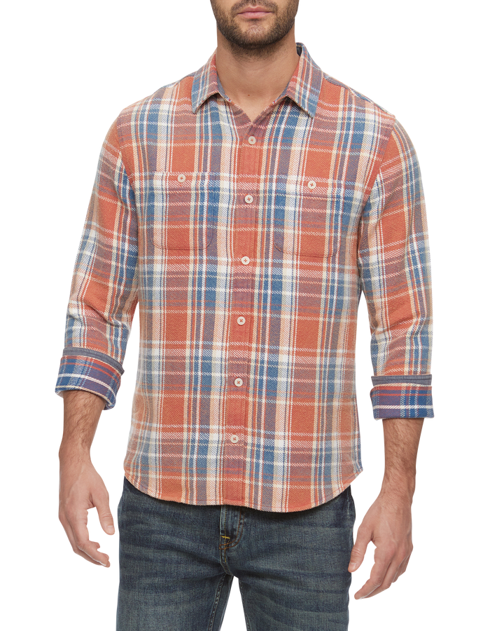 SHELLEY VINTAGE WASHED FLANNEL SHIRT