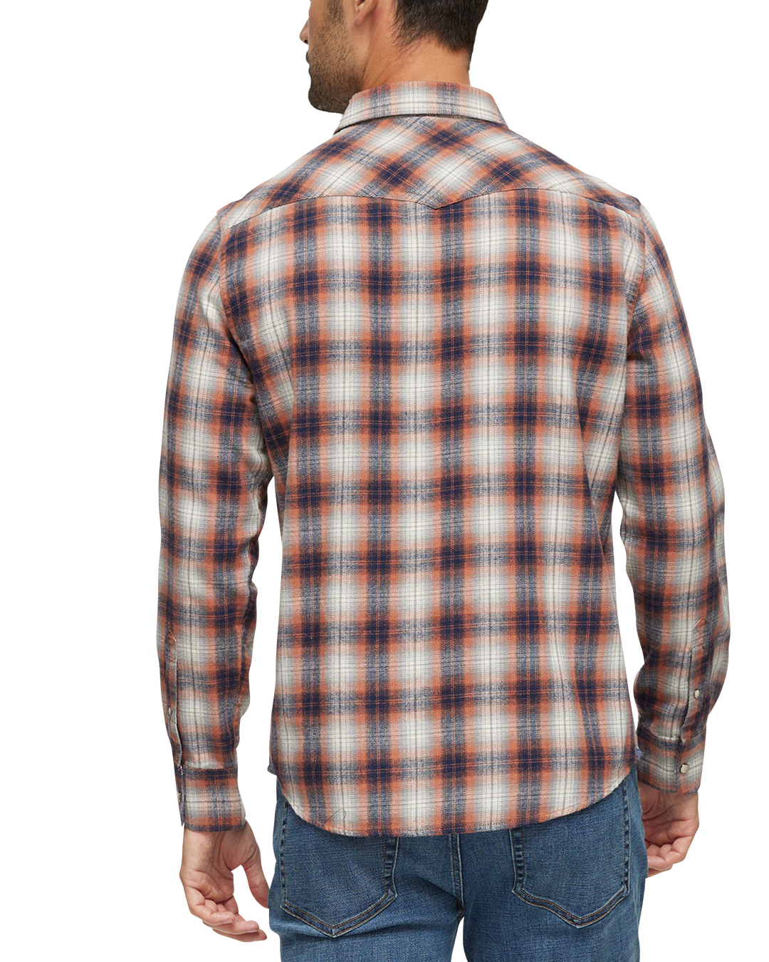 FRANKLIN VINTAGE WASHED WESTERN FLANNEL SHIRT