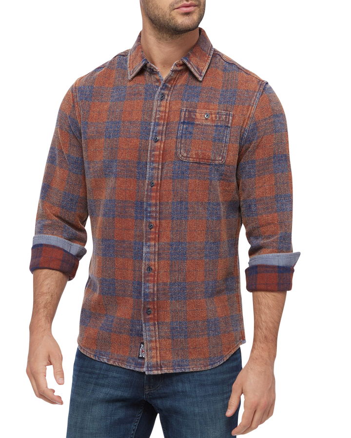 RYE VINTAGE WASHED FLANNEL SHIRT