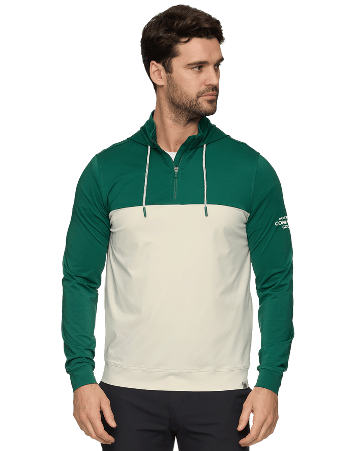 TGL BOSTON COMMON GOLF HOODED PERFORMANCE 1/4-ZIP