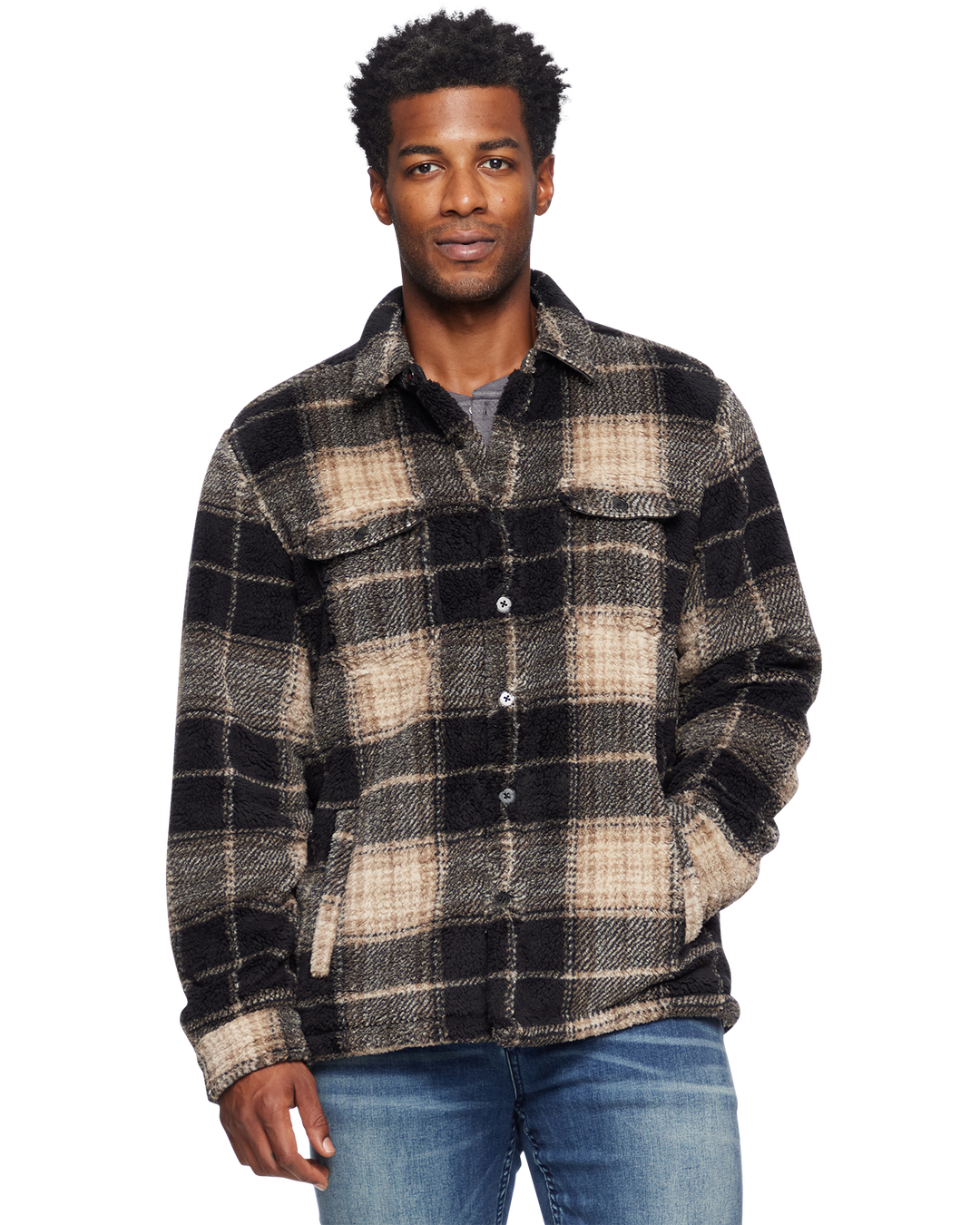 CARTER SHERPA SHIRT JACKET