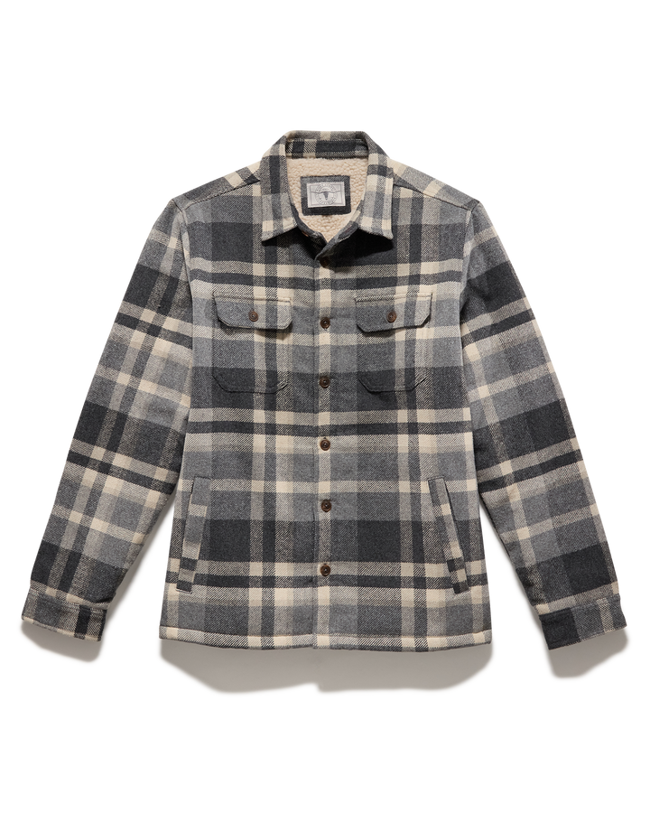 CASSIDY SHERPA-LINED SHIRT JACKET