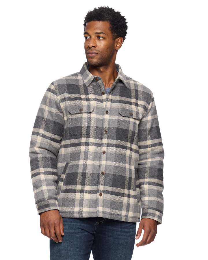 CASSIDY SHERPA-LINED SHIRT JACKET