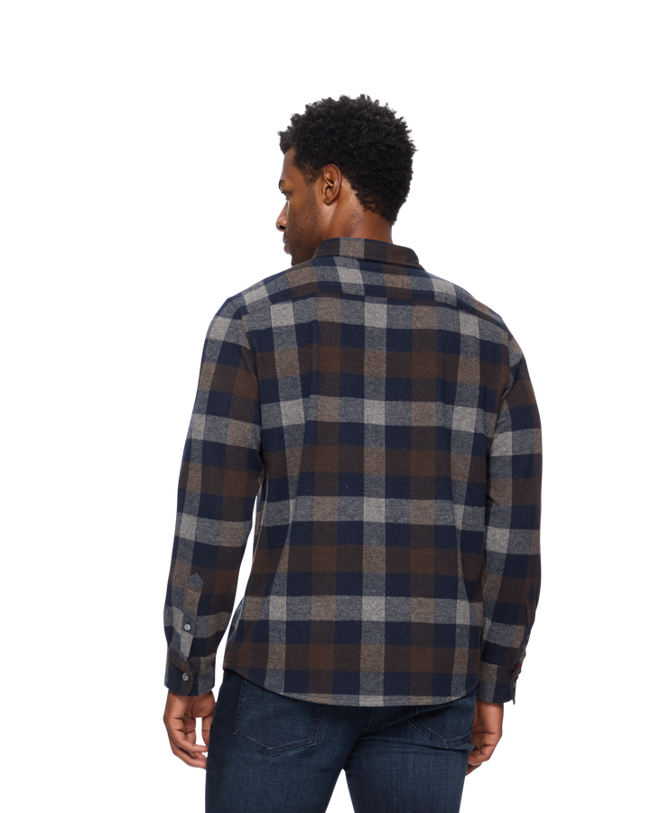 HIPPIE COWBOY HERO STRETCH FLANNEL SHIRT