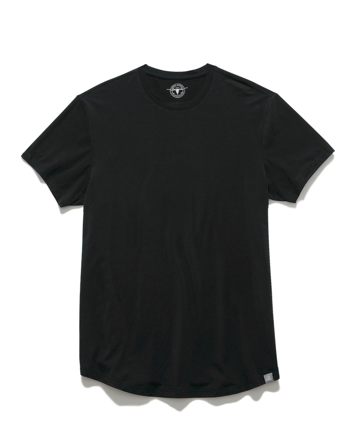 DUKE CURVED HEM TEE