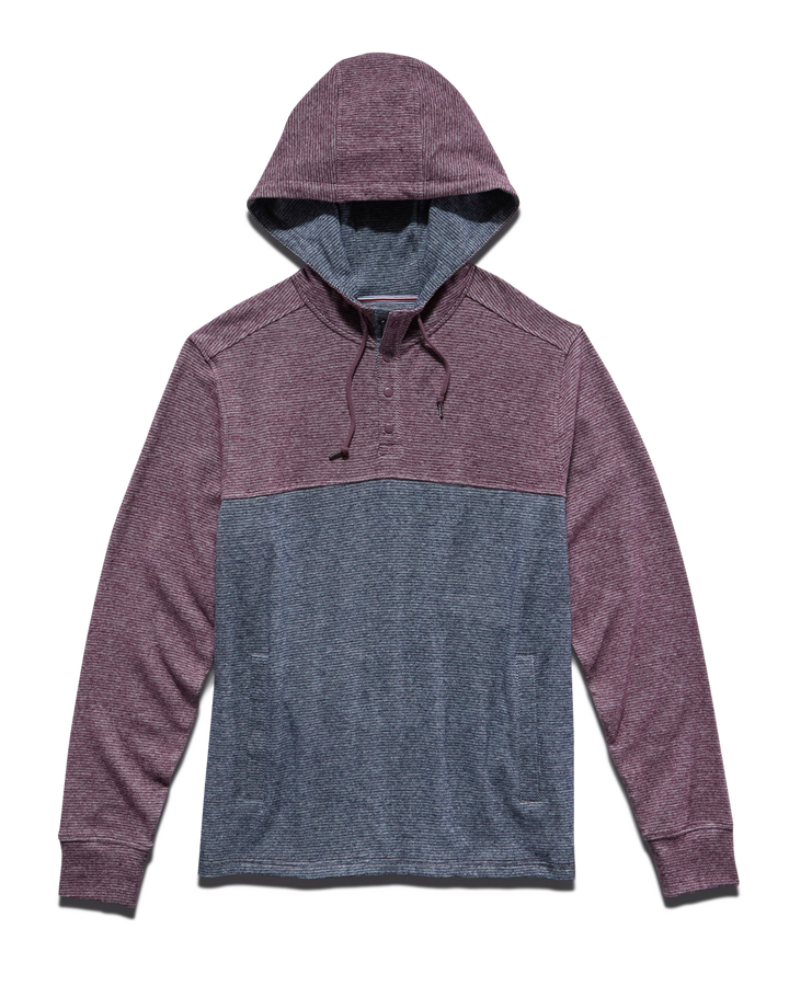 HERO STRETCH KNIT HOODED HENLEY