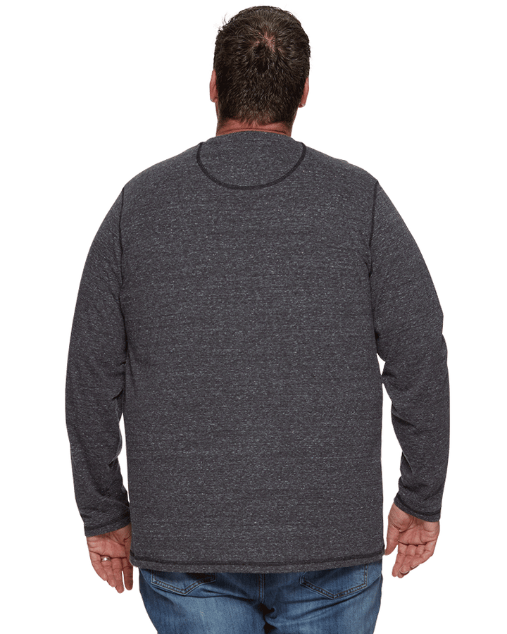 ROLLINS SNOW SLUB LS HENLEY BIG & TALL