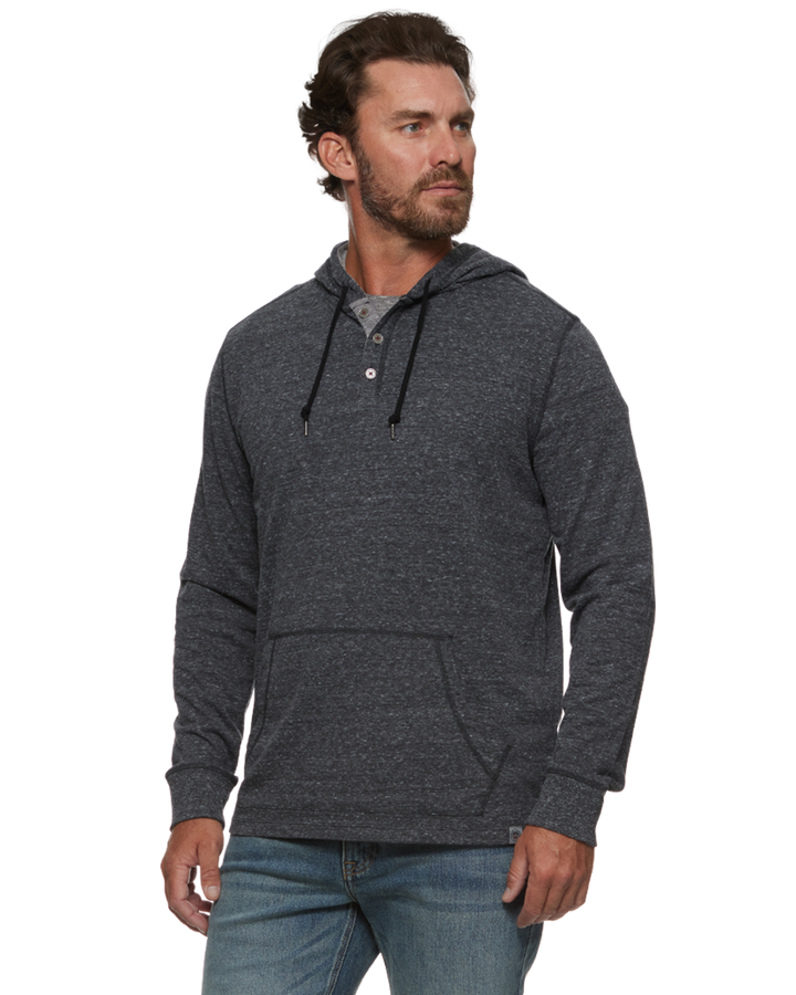 ROLLINS SNOW SLUB HOODED HENLEY