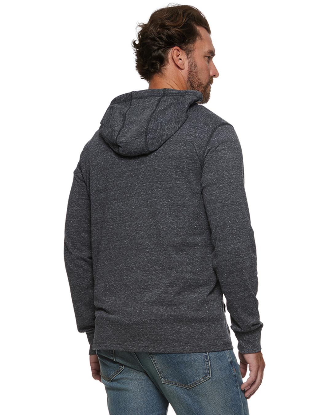 ROLLINS SNOW SLUB HOODED HENLEY