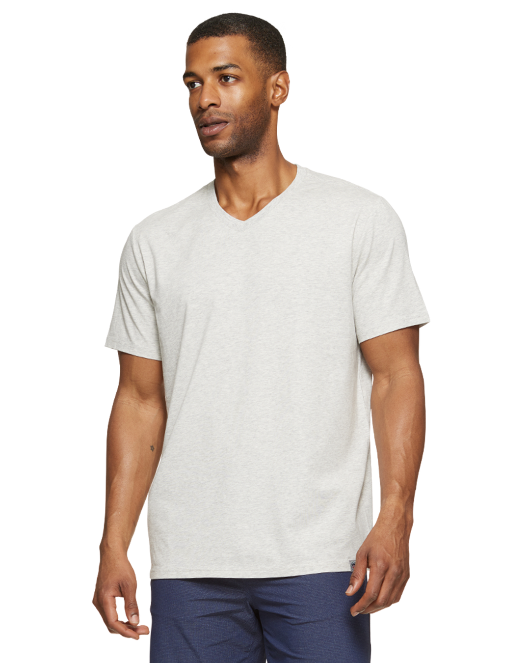 ESSENTIAL STRETCH COMFORT V-NECK TEE