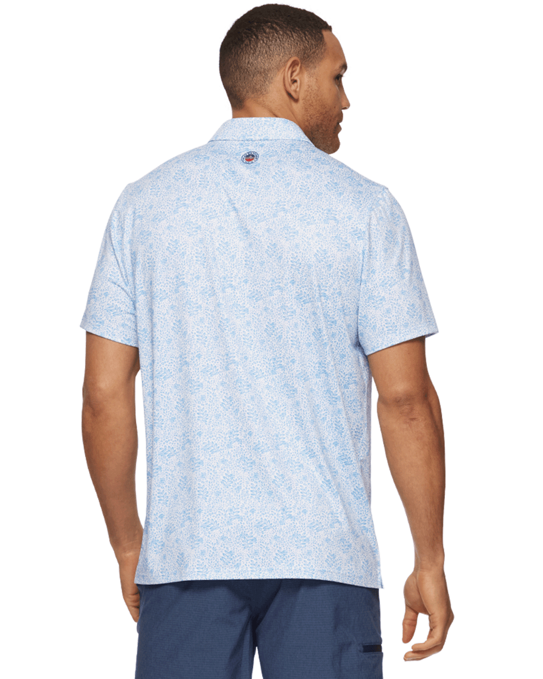 MVP WILLOUGHBY LEAF PRINT POLO