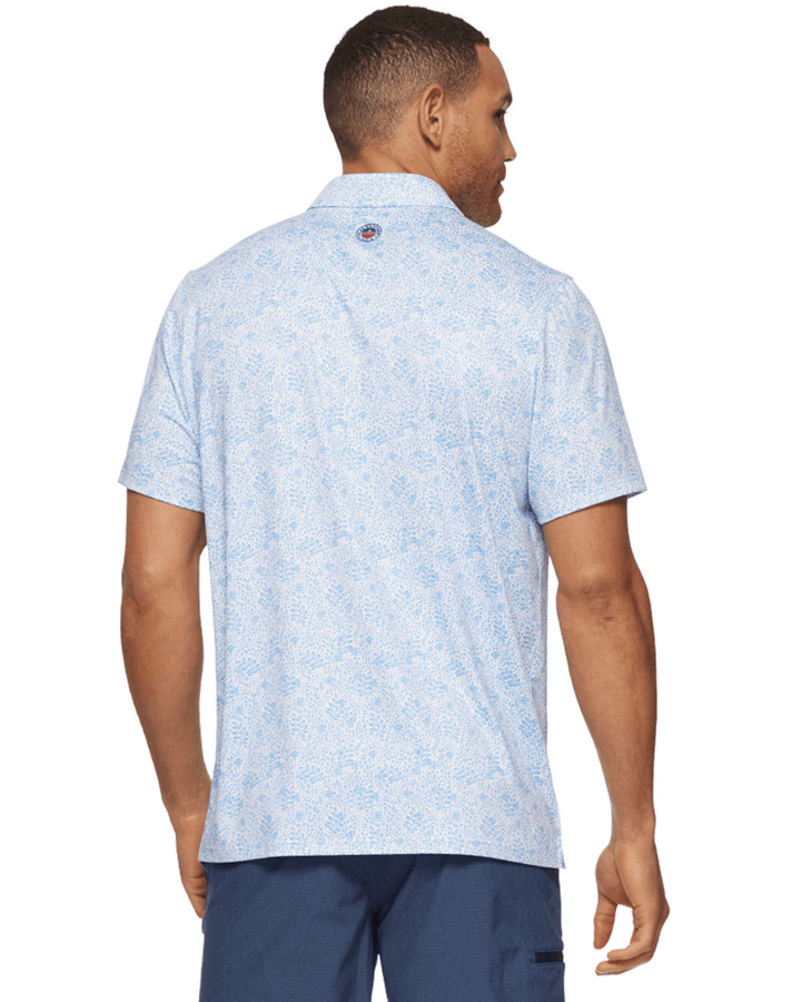 MVP WILLOUGHBY LEAF PRINT POLO