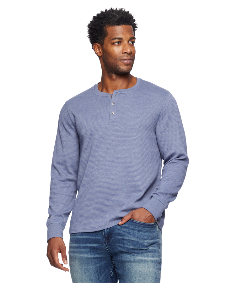 CHATSWORTH SOFT WAFFLE HENLEY