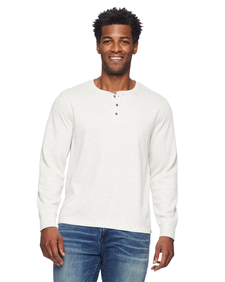 CHATSWORTH SOFT WAFFLE HENLEY