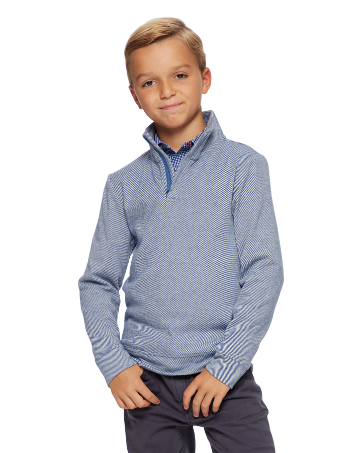 BOYS HERO TWILL 1/4-ZIP PULLOVER