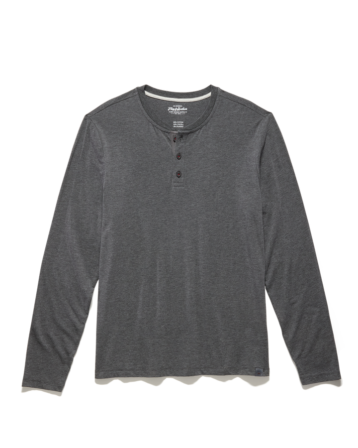 ESSENTIAL STRETCH COMFORT LS HENLEY