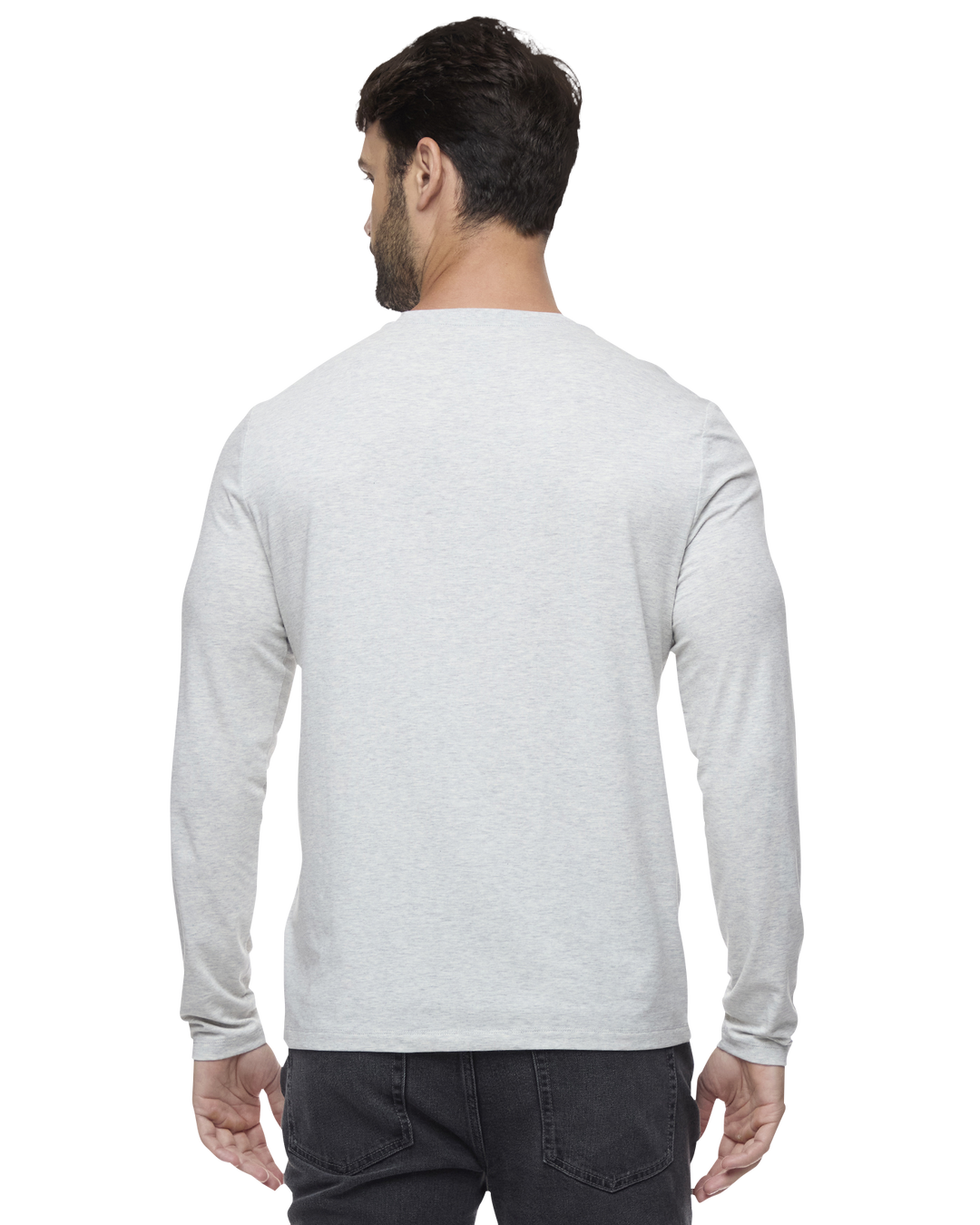 ESSENTIAL STRETCH COMFORT LS HENLEY