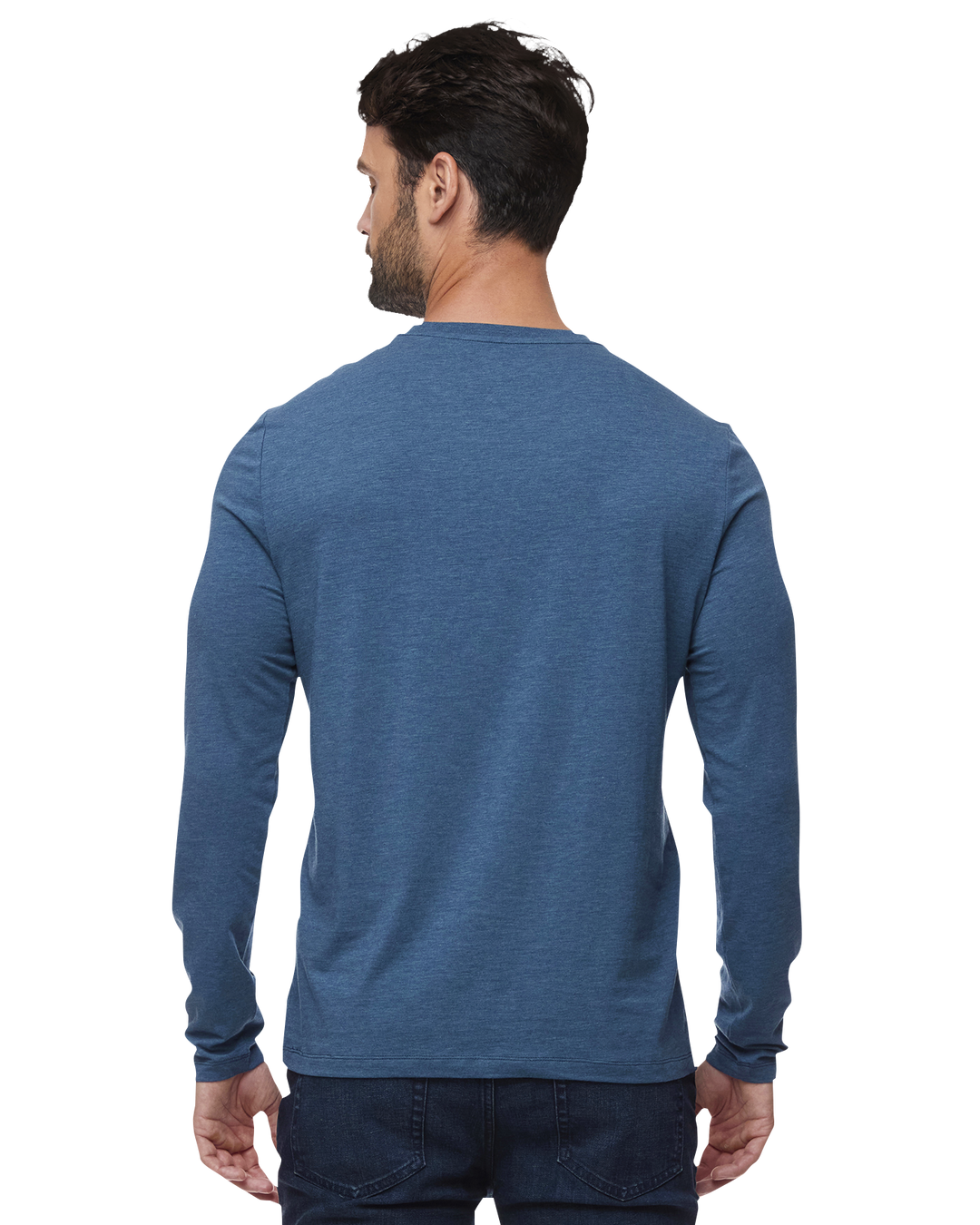 ESSENTIAL STRETCH COMFORT LS HENLEY