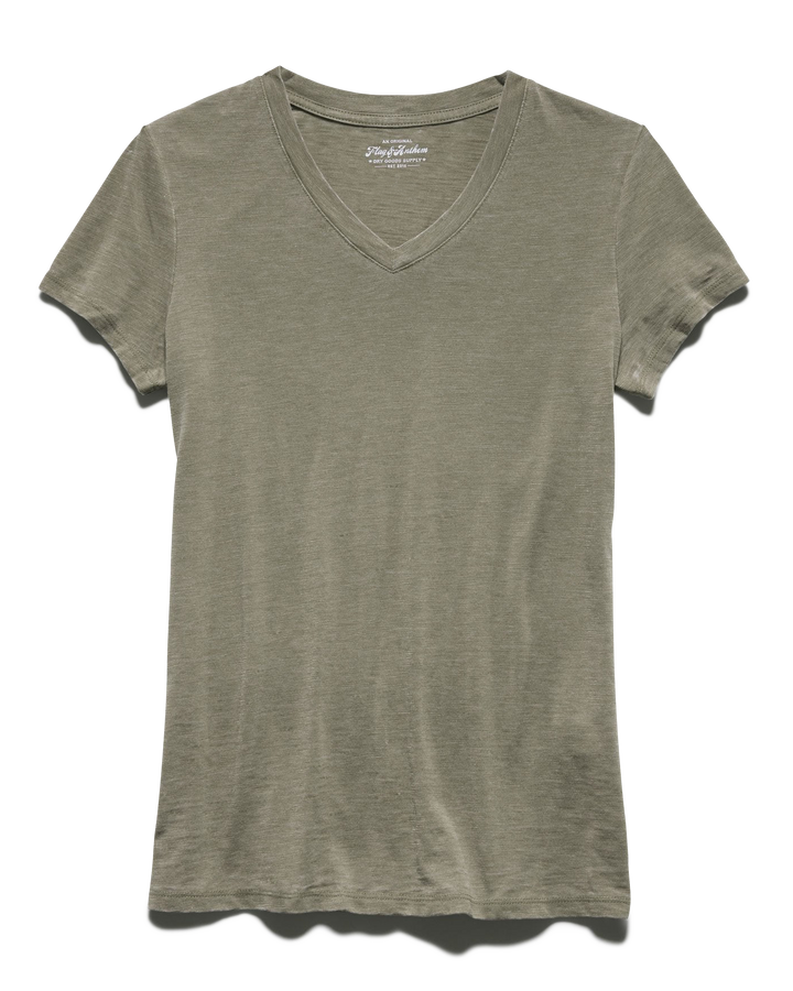 BREVARD BURNOUT V-NECK TEE (FINAL SALE)