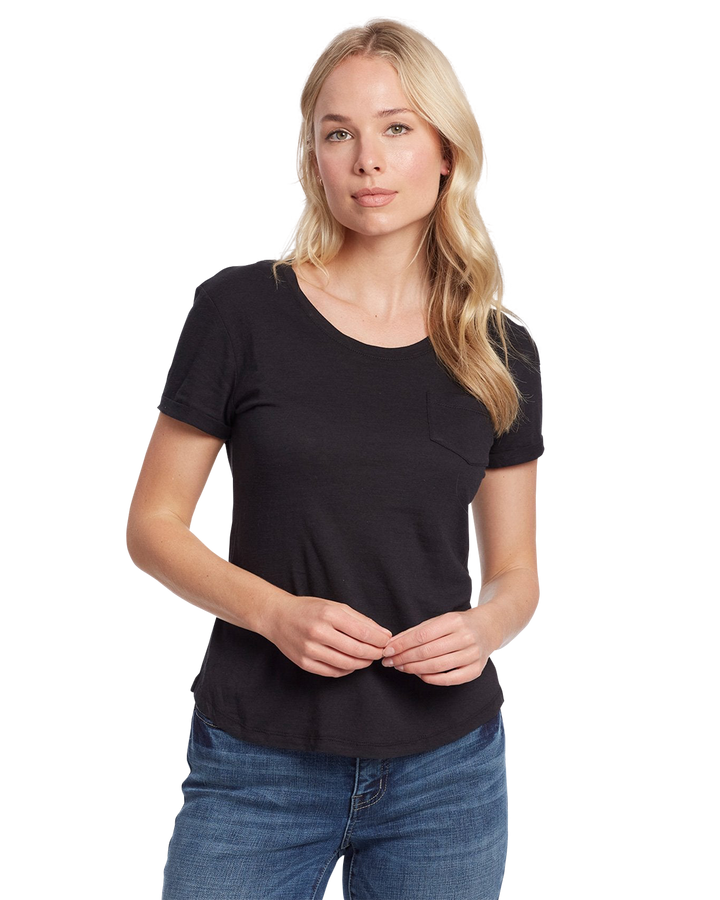 CORDELIA SLUB SCOOPNECK TEE (FINAL SALE)