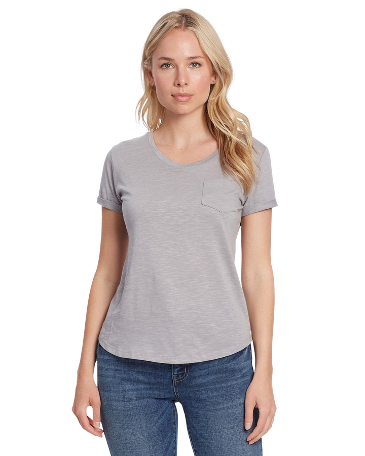 CORDELIA SLUB SCOOPNECK TEE (FINAL SALE)