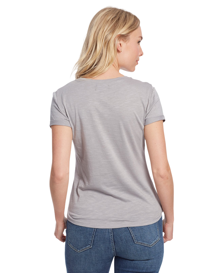 CORDELIA SLUB SCOOPNECK TEE