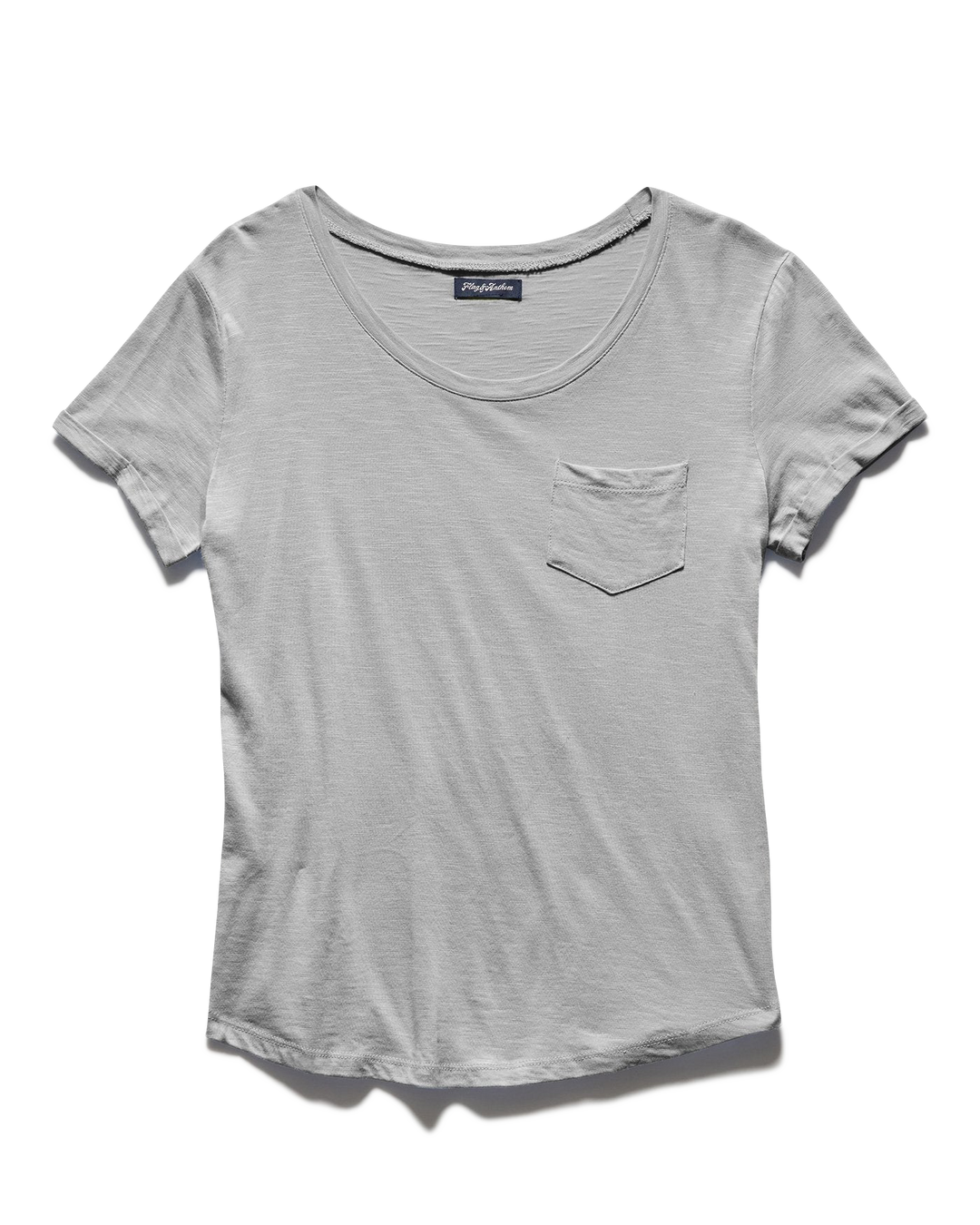 CORDELIA SLUB SCOOPNECK TEE