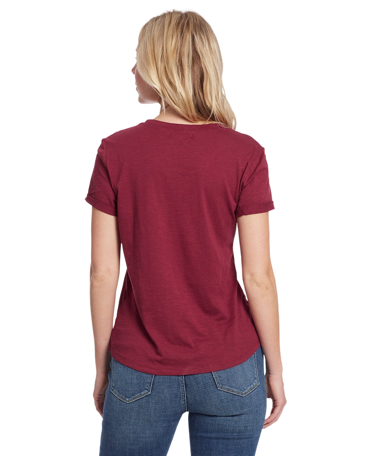 CORDELIA SLUB SCOOPNECK TEE