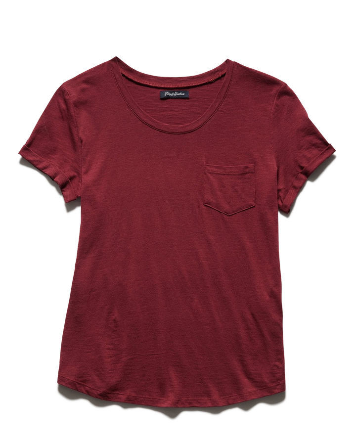 CORDELIA SLUB SCOOPNECK TEE (FINAL SALE)