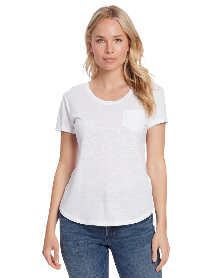 CORDELIA SLUB SCOOPNECK TEE (FINAL SALE)