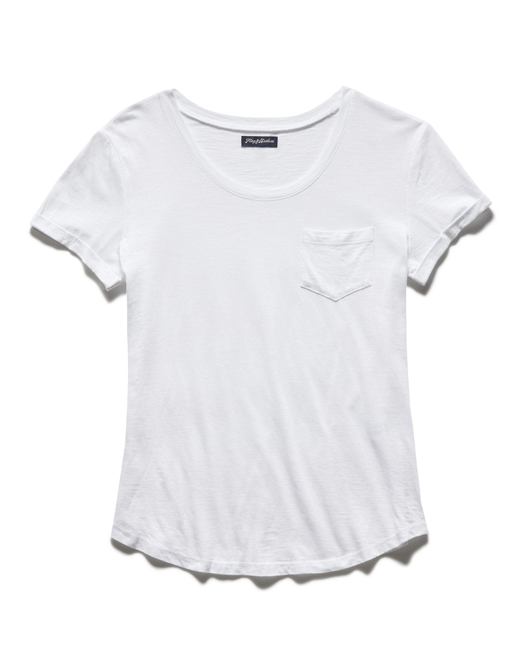 CORDELIA SLUB SCOOPNECK TEE