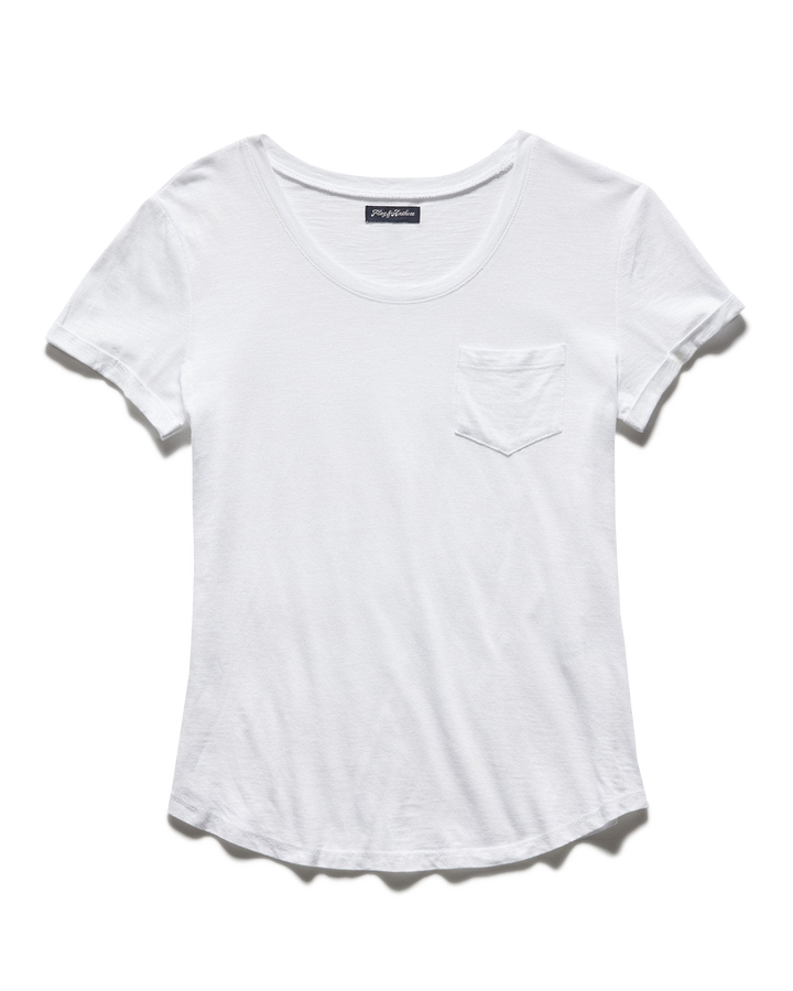 CORDELIA SLUB SCOOPNECK TEE