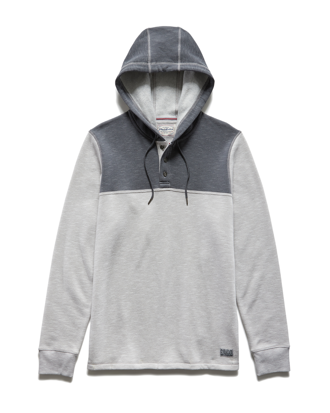 PAXVILLE COLORBLOCK FLEECE HOODED HENLEY