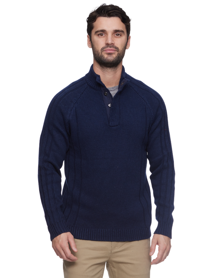 PLAINVIEW MOCK NECK SWEATER