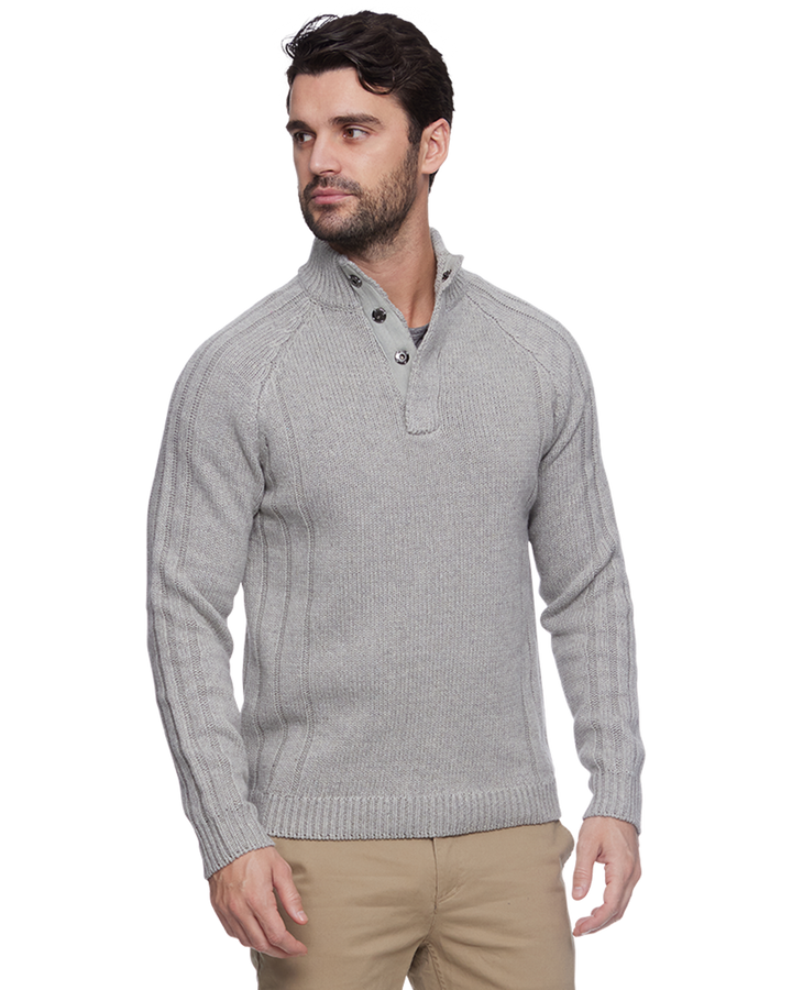 PLAINVIEW MOCK NECK SWEATER