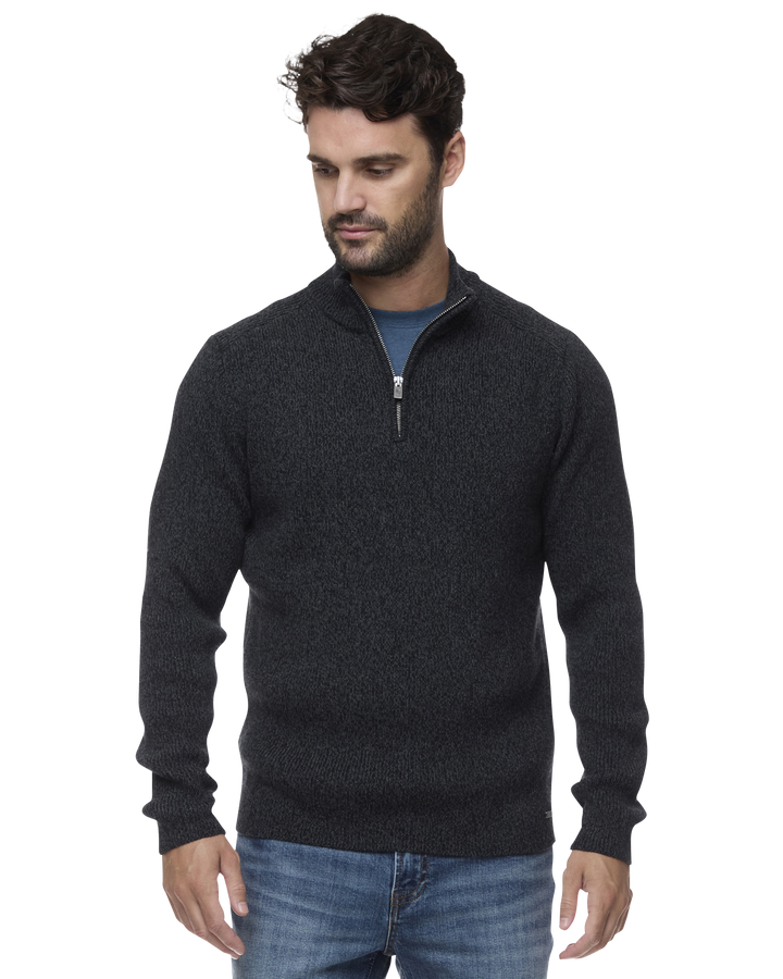 PIERCE 1/4-ZIP SWEATER