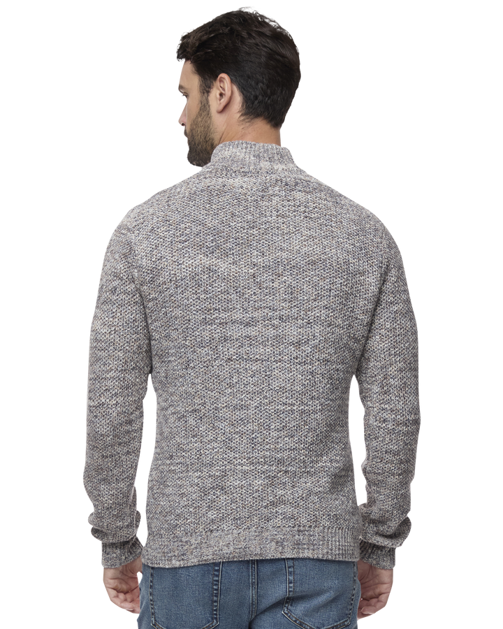 STRATTON MARLED 1/4-ZIP SWEATER