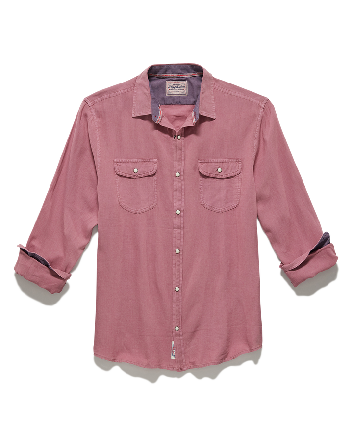 AVALON GARMENT-DYED LINEN SHIRT