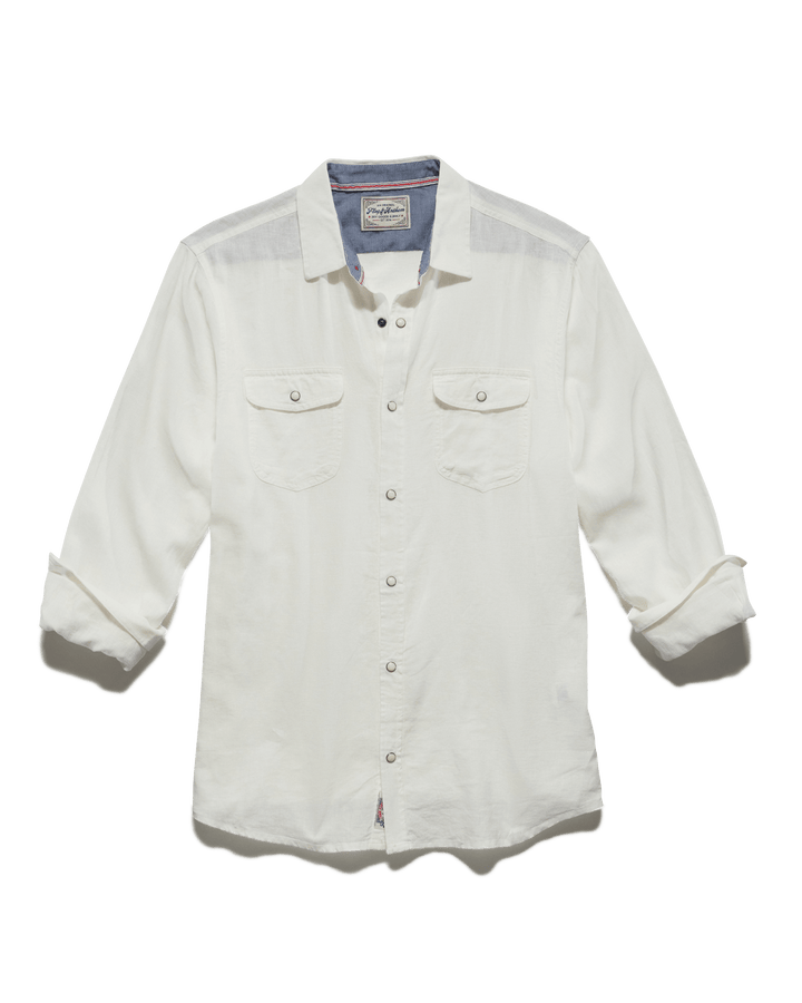 AVALON GARMENT-DYED LINEN SHIRT