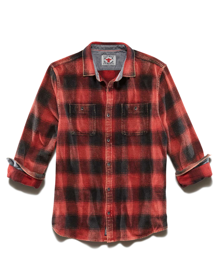 SHAW VINTAGE WASHED FLANNEL SHIRT