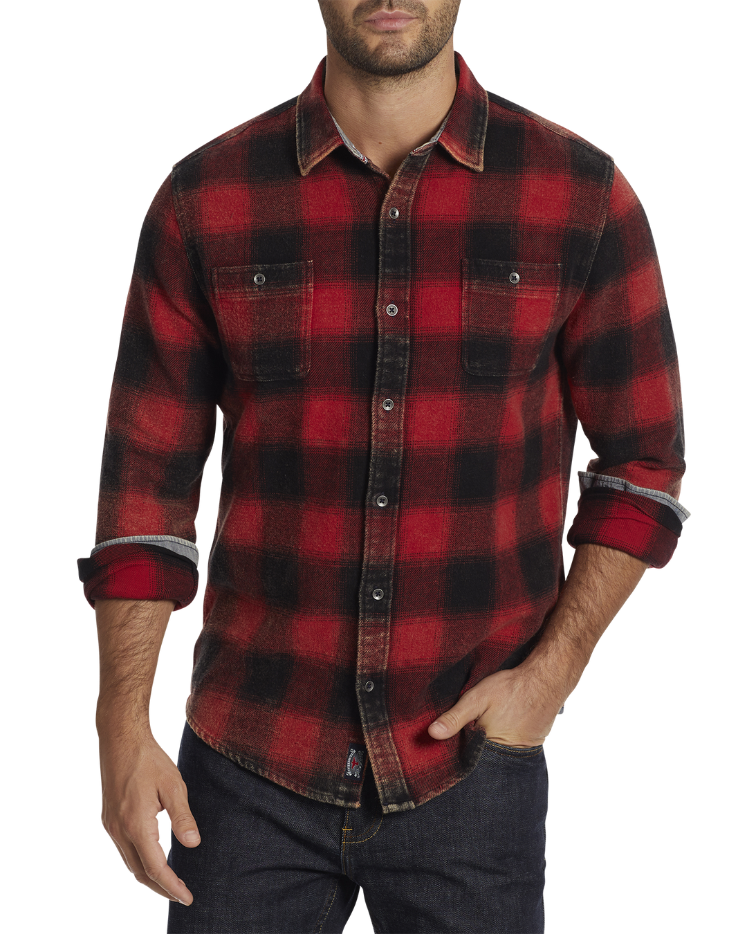 SHAW VINTAGE WASHED FLANNEL SHIRT