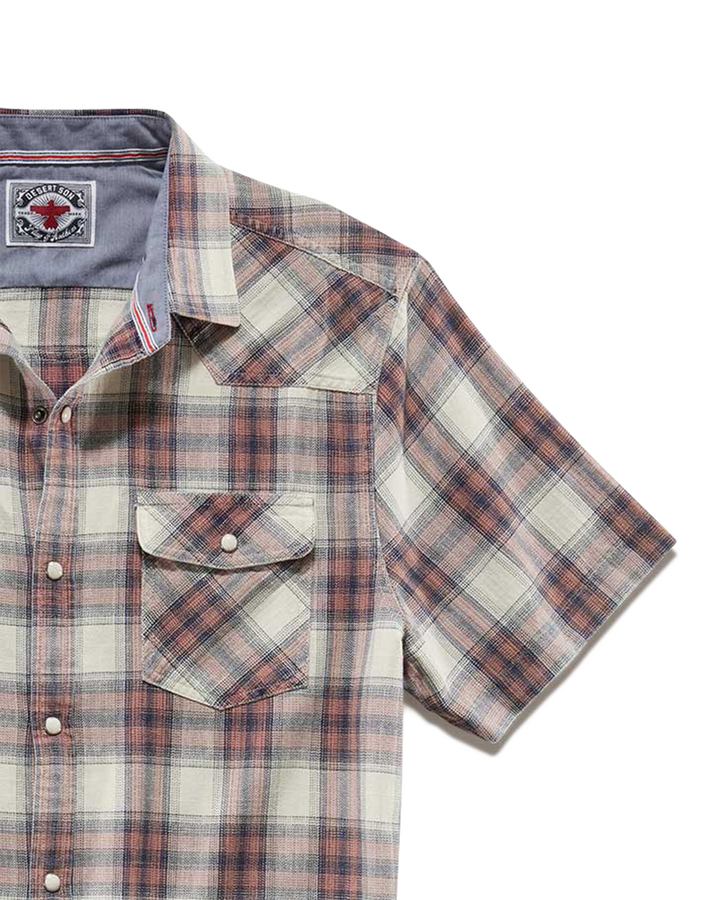 LANDRUM VINTAGE WASHED SS WESTERN SHIRT