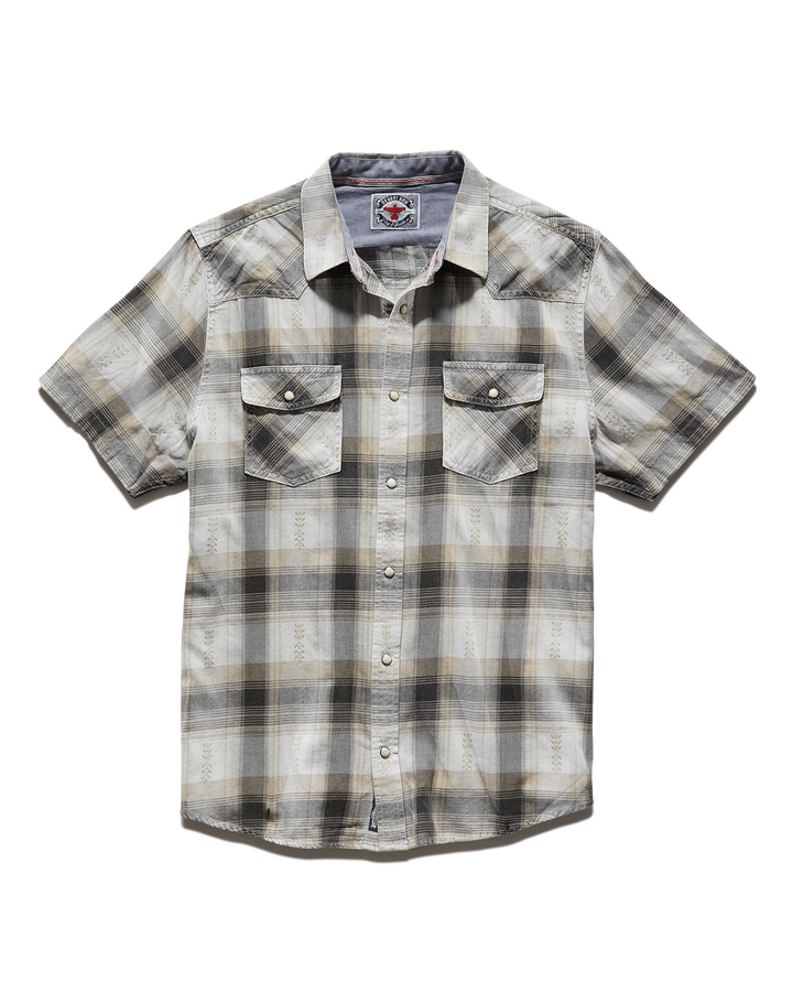 GROVETON VINTAGE WASHED SS WESTERN SHIRT BIG & TALL