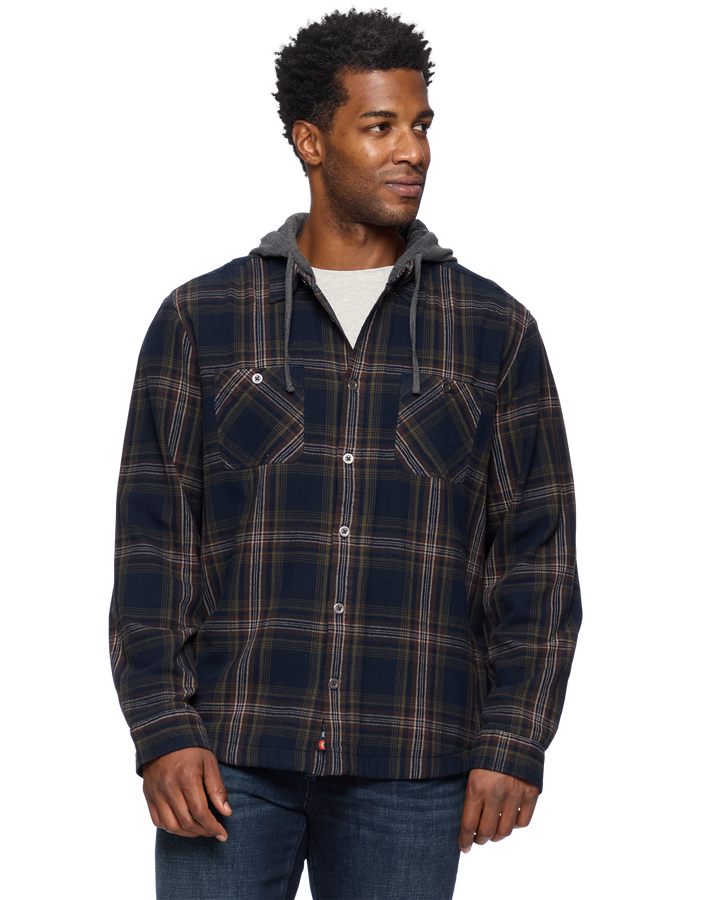 GRAYRIDGE THERMAL-LINED HOODED SHIRT JACKET