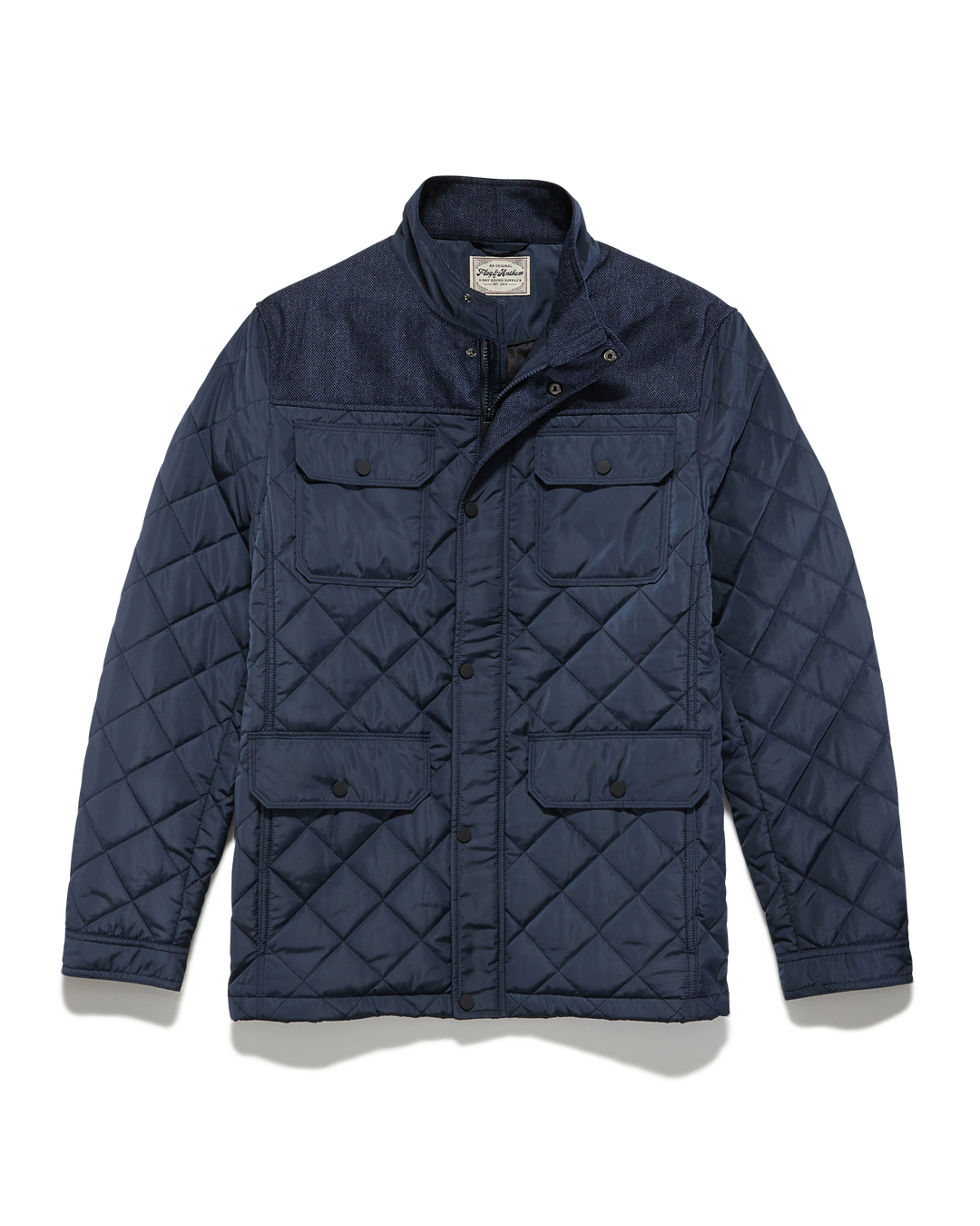 COLBY MIXED MEDIA QUILTED JACKET