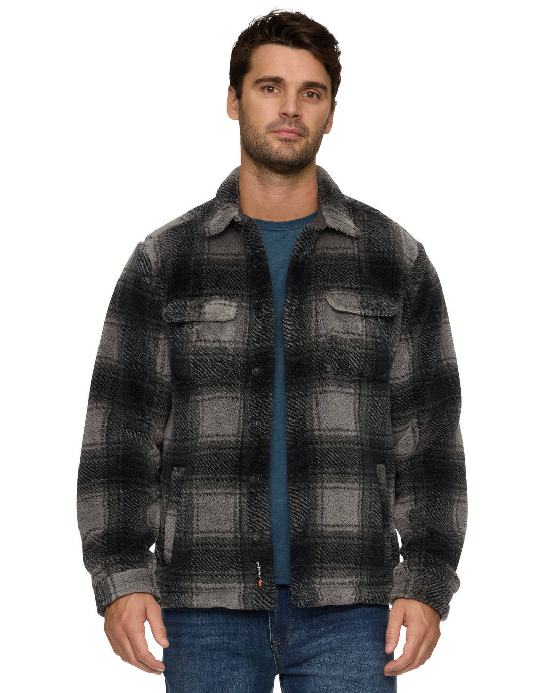 ATOKA SHAGGY SHERPA SHIRT JACKET